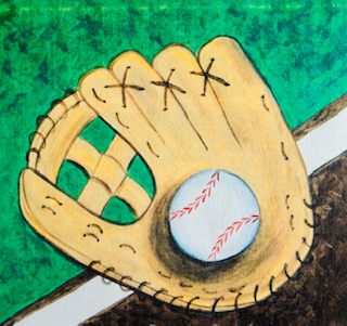 Spo-1 Let's Play Ball from uptown paint and sip painting classes in Jupiter FL