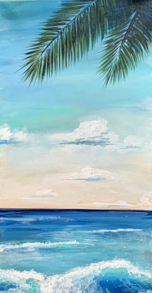 Ocean Vibes - Paint and Sip classes in Jupiter, FL for Team Building events and Date Nights near West Palm Beach